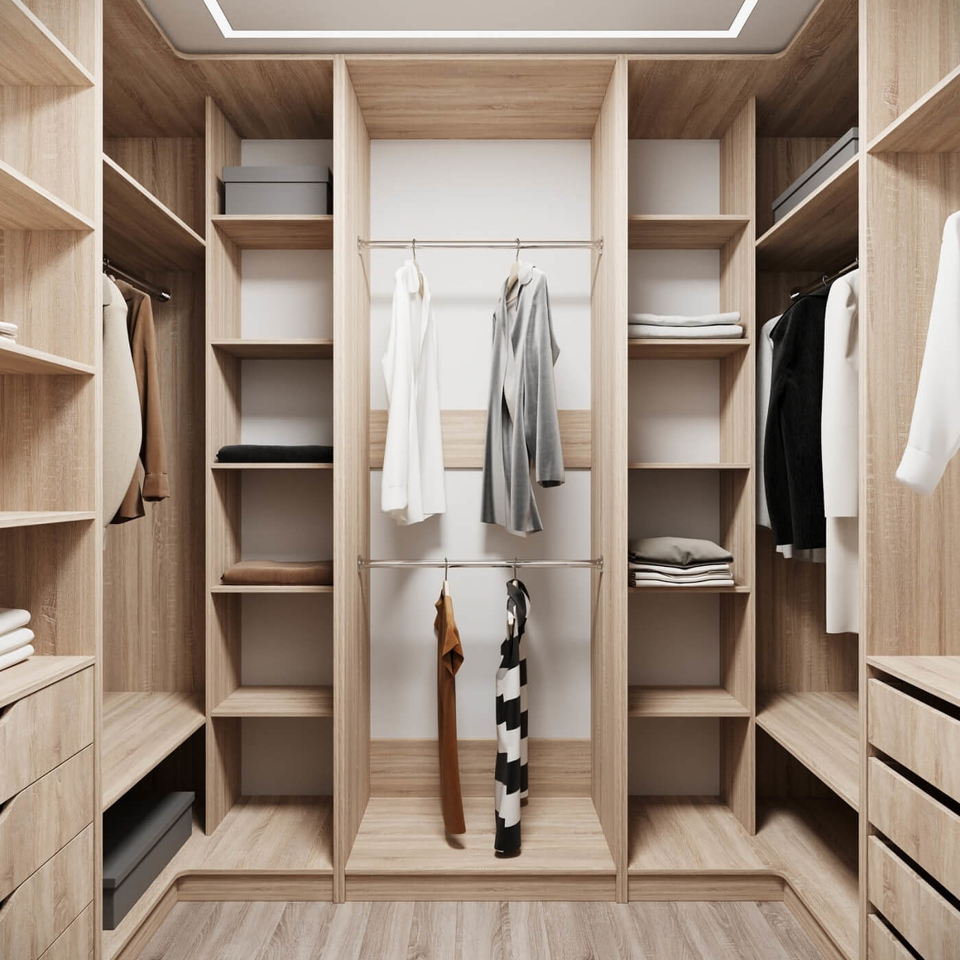 Гардеробная Титан-211g минимализм для прихожей - фото 2 large