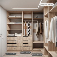 Гардеробная Титан-220g минимализм для прихожей - фото 6 small