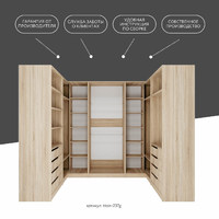 Гардеробная Титан-237g минимализм для прихожей - фото 12 small