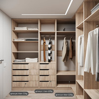 Гардеробная Титан-241g минимализм для прихожей - фото 5 small