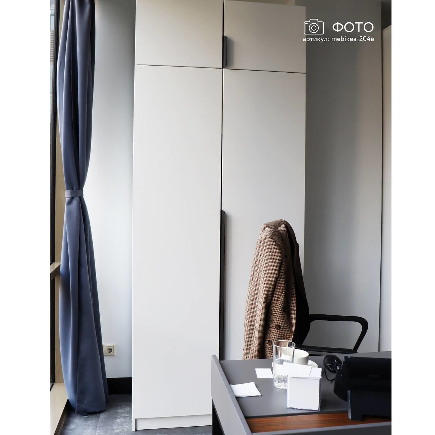 Шкаф Mebikea-204e минимализм для прихожей и спальни - фото 2 large