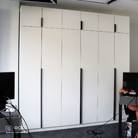 Шкаф Mebikea-210e минимализм для прихожей и спальни - фото 2 small