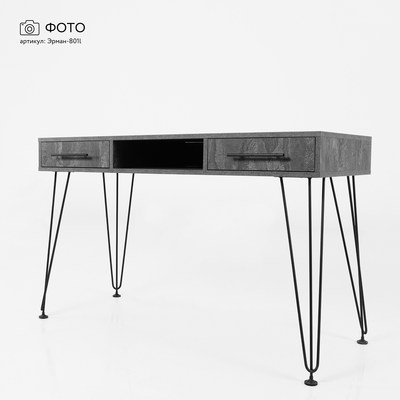 Письменный стол Эрман-801l лофт для офиса - фото 3 home