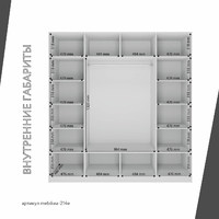 Шкаф Mebikea-214e минимализм для прихожей и спальни - фото 4 small