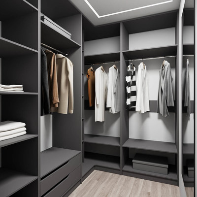 Гардеробная Титан-203aj минимализм для прихожей - фото 2 home