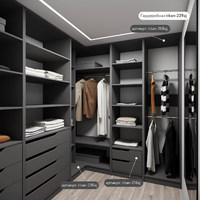 Гардеробная Титан-208aj минимализм для прихожей - фото 6 small