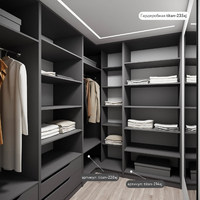 Гардеробная Титан-214aj минимализм для прихожей - фото 6 small