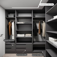 Гардеробная Титан-218aj минимализм для прихожей - фото 6 small