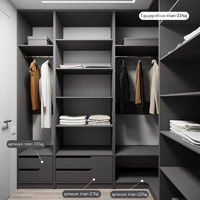 Гардеробная Титан-219aj минимализм для прихожей - фото 6 small