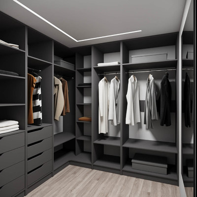 Гардеробная Титан-228aj минимализм для прихожей - фото 2 home