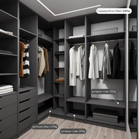 Гардеробная Титан-229aj минимализм для прихожей - фото 6 small