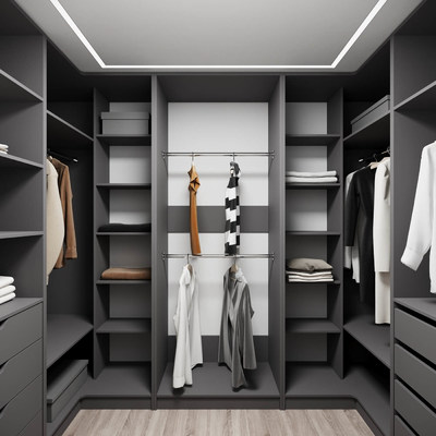 Гардеробная Титан-230aj минимализм для прихожей - фото 2 home