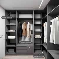 Гардеробная Титан-233aj минимализм для прихожей - фото 5 small