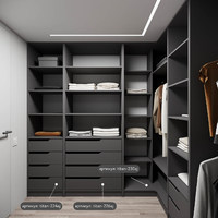 Гардеробная Титан-239aj минимализм для прихожей - фото 5 small