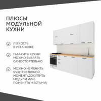 Шкаф навесной Амика-2001e минимализм для кухни - фото 4 small