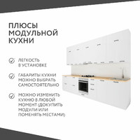 Шкаф под вытяжку Амика-3002e минимализм для кухни - фото 4 small