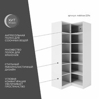 Шкаф Mebikea-229e минимализм для прихожей - фото 2 small