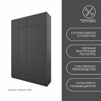 Шкаф Mebikea-239o минимализм для прихожей и спальни - фото 9 small