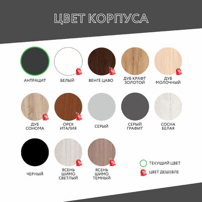 Шкаф Эконом-202o классический для прихожей - фото 10 home