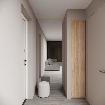 Шкаф Эконом-201g классический для прихожей - фото 9 home