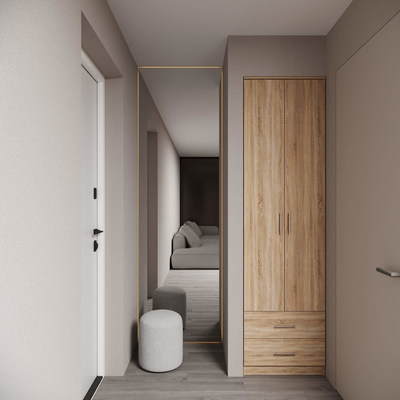 Шкаф Эконом-203g классический для прихожей - фото 10 home