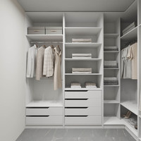 Гардеробная Титан-244e минимализм для прихожей - фото 6 small