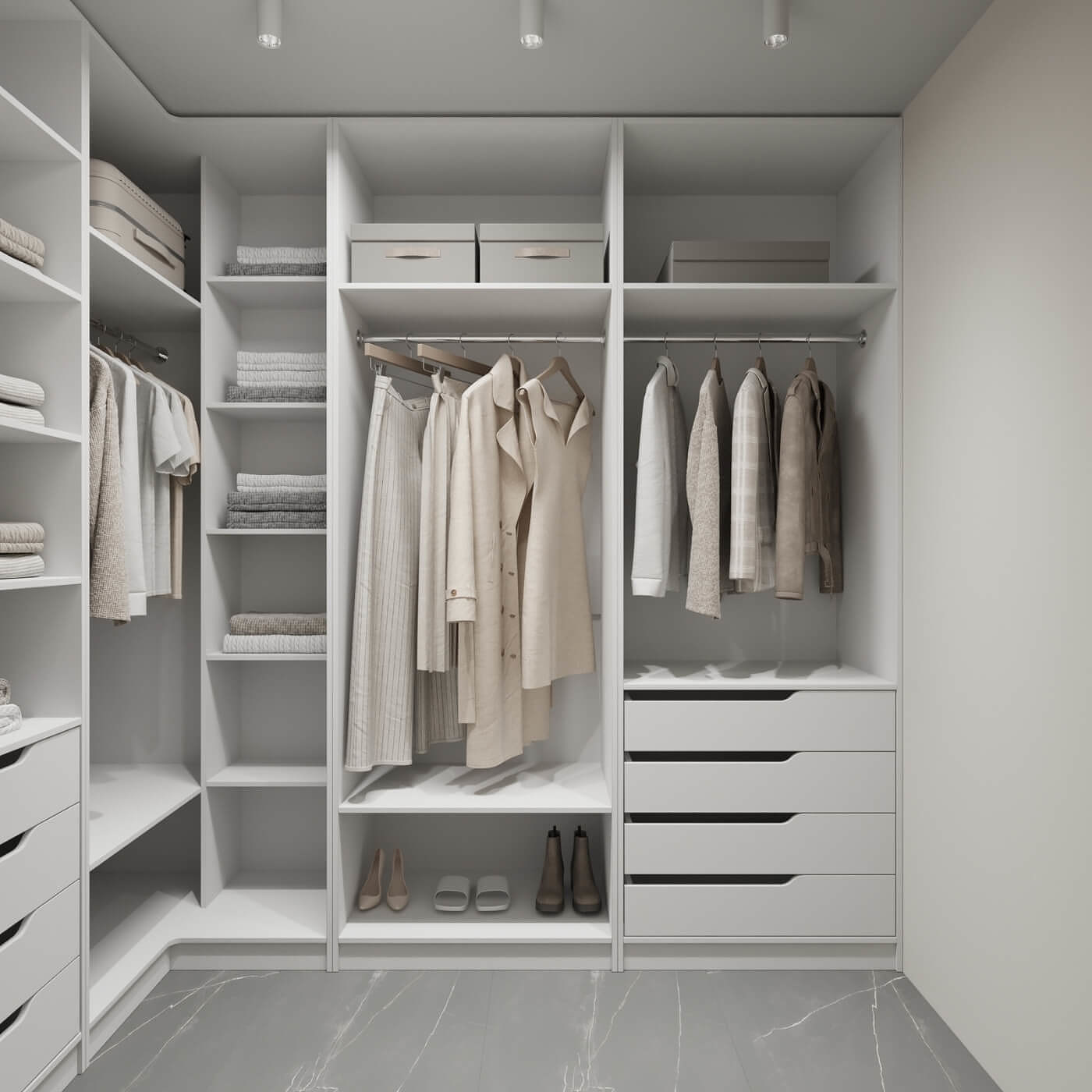 Гардеробная Титан-248e минимализм для прихожей - фото 7 large