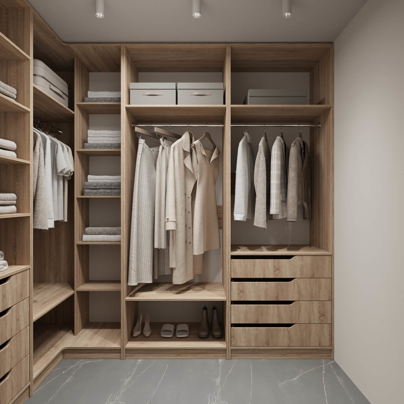 Гардеробная Титан-248g минимализм для прихожей - фото 7 large