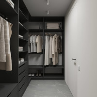 Гардеробная Титан-244aj минимализм для прихожей - фото 7 small