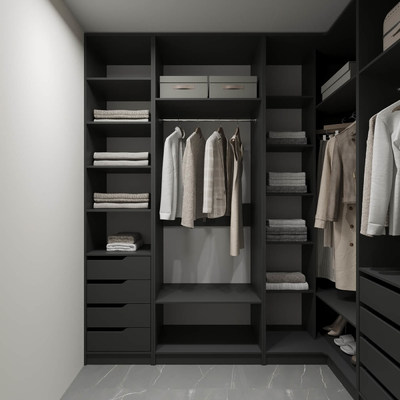 Гардеробная Титан-247aj минимализм для прихожей - фото 6 home