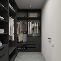 Гардеробная Титан-247aj минимализм для прихожей - фото 7 small