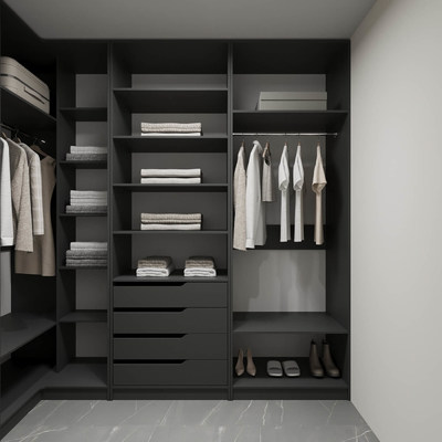 Гардеробная Титан-249aj минимализм для прихожей - фото 6 home