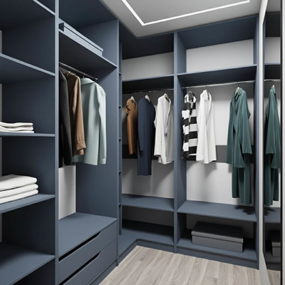 Гардеробная Титан-203ba минимализм для прихожей - фото 2 home