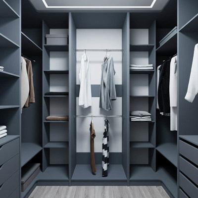 Гардеробная Титан-211ba минимализм для прихожей - фото 2 home