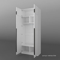 Шкаф Mebikea-243e минимализм для прихожей и спальни - фото 5 small