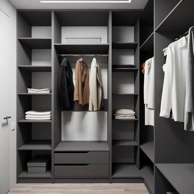 Гардеробная Титан-213aj минимализм для прихожей - фото 2 home