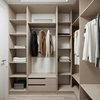 Гардеробная Титан-213bb минимализм для прихожей - фото 2 small