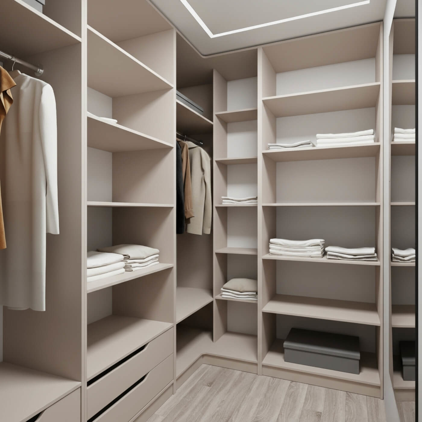 Гардеробная Титан-215bb минимализм для прихожей - фото 2 large