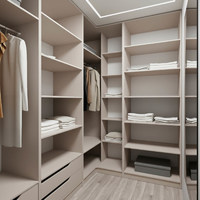 Гардеробная Титан-215bb минимализм для прихожей - фото 2 small