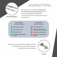 Шкаф Mebikea-238am минимализм для прихожей и спальни - фото 6 small