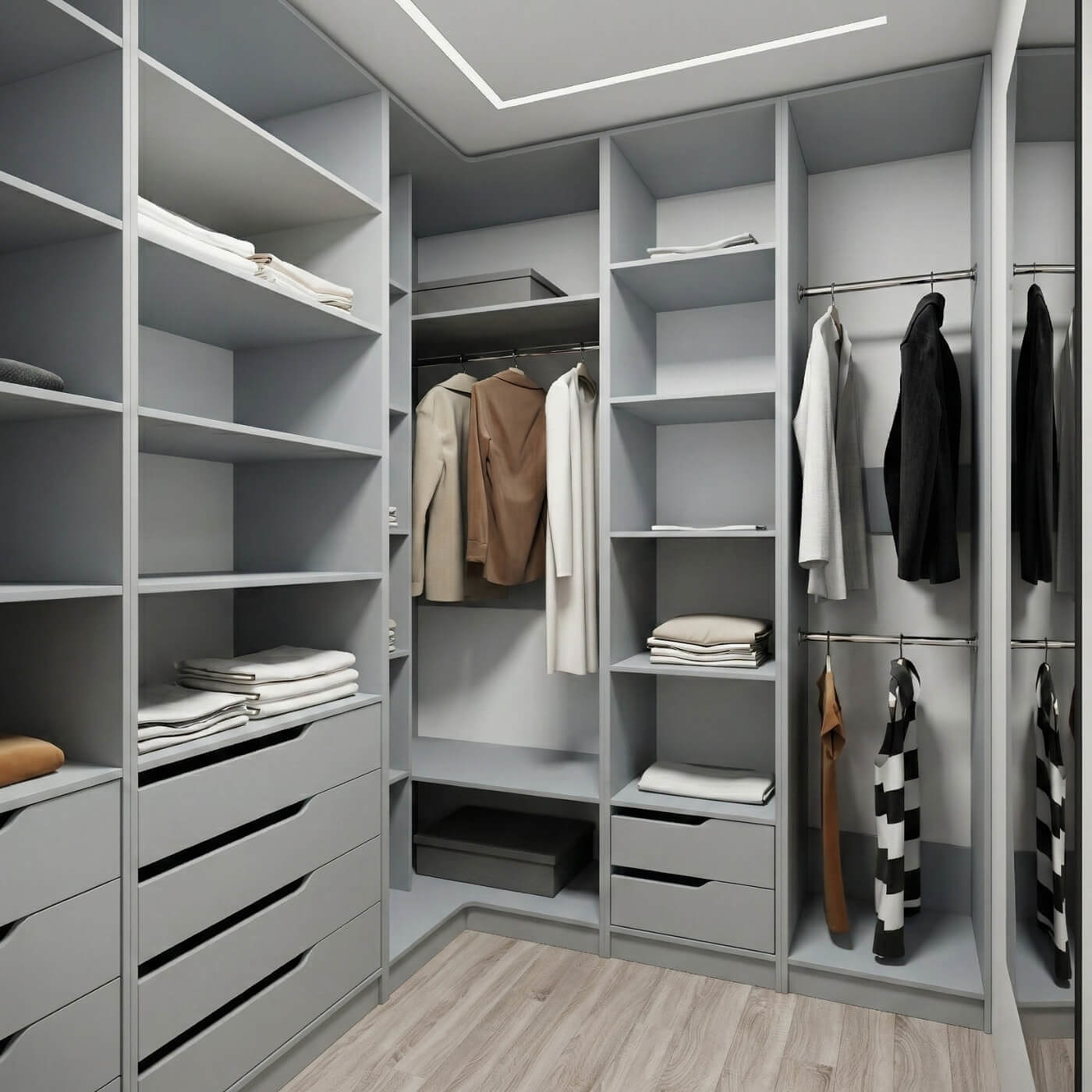 Гардеробная Титан-209am минимализм для прихожей - фото 2 large