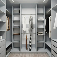 Гардеробная Титан-211am минимализм для прихожей - фото 2 small