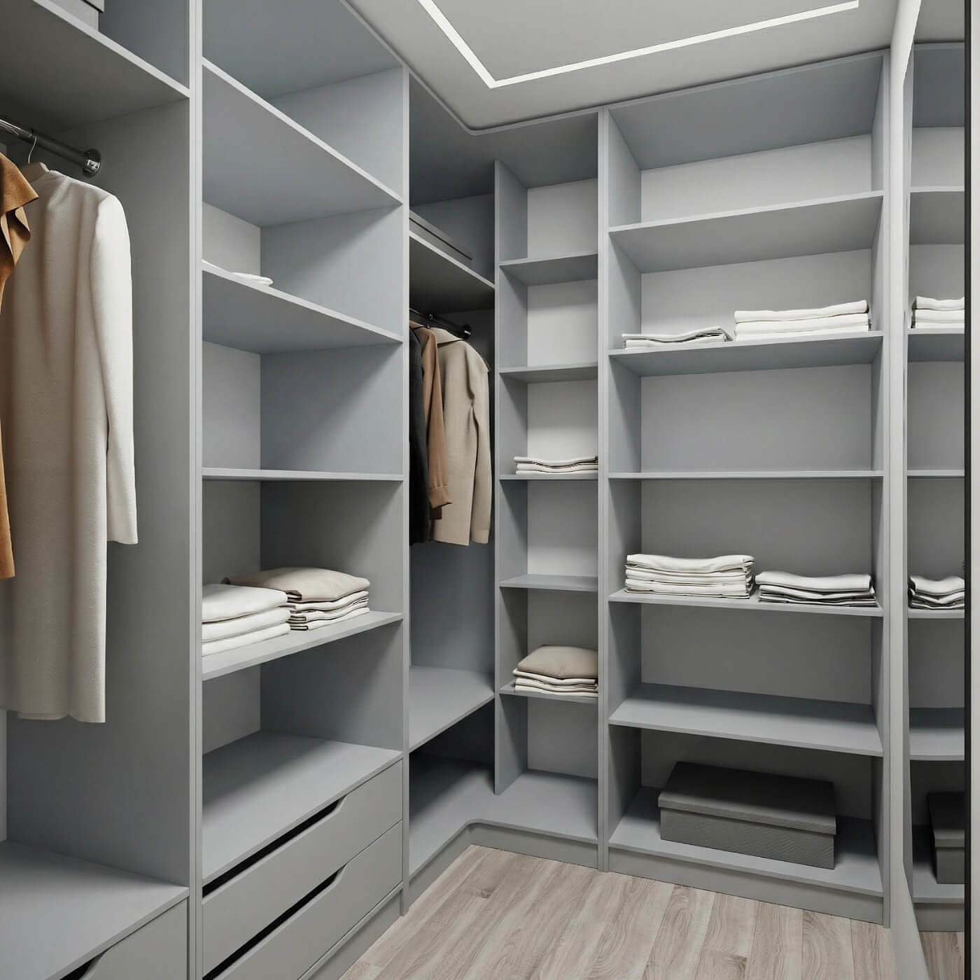 Гардеробная Титан-215am минимализм для прихожей - фото 2 large