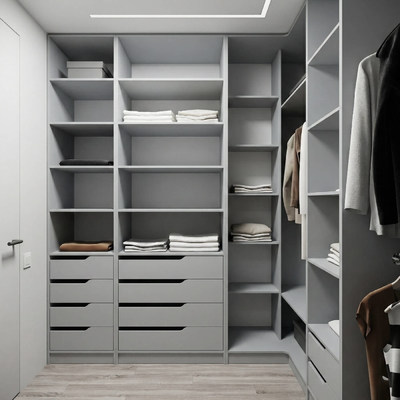 Гардеробная Титан-231am минимализм для прихожей - фото 2 home