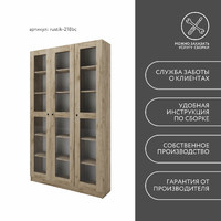 Шкаф-витрина Рустик-218bc скандинавский для гостиной и спальни - фото 8 small