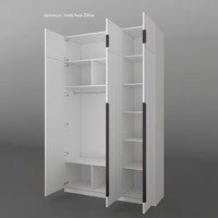 Шкаф Mebikea-246e минимализм для прихожей и спальни - фото 5 small