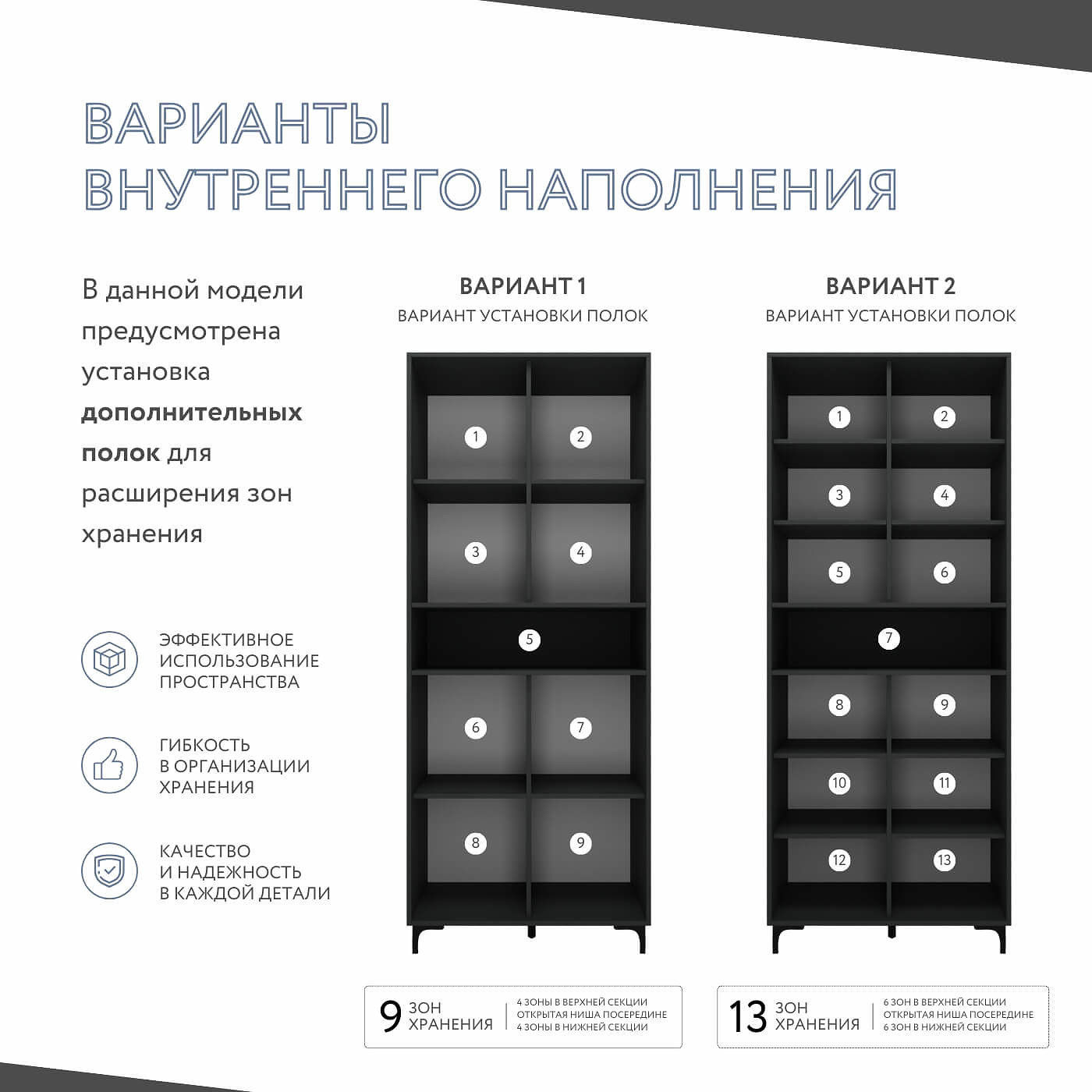 Шкаф-витрина с замком для документов Урбан-236o-e современный для офиса и спальни - фото 3 large
