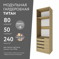 Гардеробная Титан-223bj минимализм для прихожей - фото 1 small